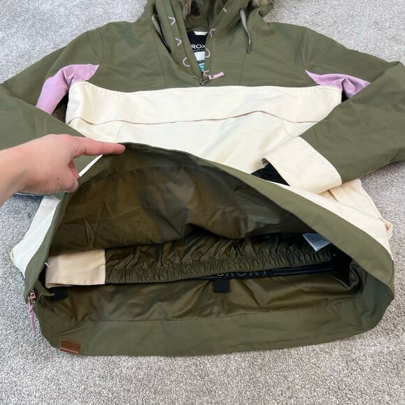 ROXY Women's Waterproof Insulated Shelter Snow Snow Sports Winter Jacket (Sz L) - Picture 5 of 13